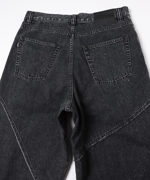 JieDa（ジエダ） ジーンズ DISTORTED DENIM PANTS メンズ レディース