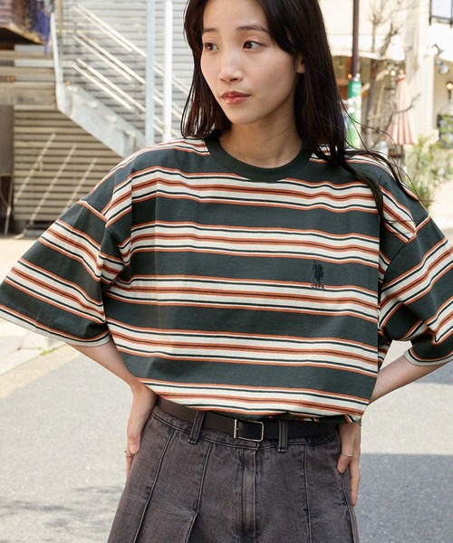 ポロ　ラルフローレン　ボーダー　コットン　Tシャツ　ウヌ着用 楽天市場】US古着 ポロ ラルフローレン Polo by Ralph Lauren