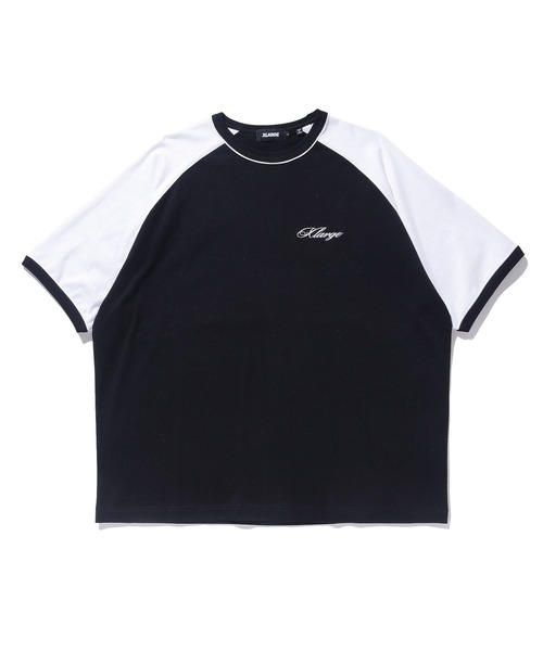 完売必須 XLARGE PIPING RAGLAN S/S TEE 胸元のグラフィック◎ XLARGE tシャツ PIPING RAGLAN S/S TEE メンズ レディース