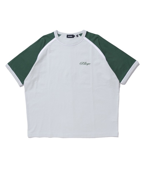 完売必須 XLARGE PIPING RAGLAN S/S TEE 胸元のグラフィック◎ XLARGE tシャツ PIPING RAGLAN S/S TEE メンズ レディース