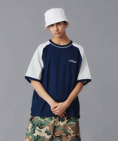完売必須 XLARGE PIPING RAGLAN S/S TEE 胸元のグラフィック◎ XLARGE tシャツ PIPING RAGLAN S/S TEE メンズ レディース