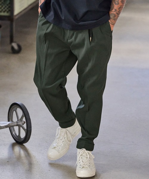 THEOREM パンツ mp12236- Turn up Sta-Pre Tapered Pants テーパード THEOREM パンツ mp12236- Turn up Sta-Pre Tapered Pants テーパード