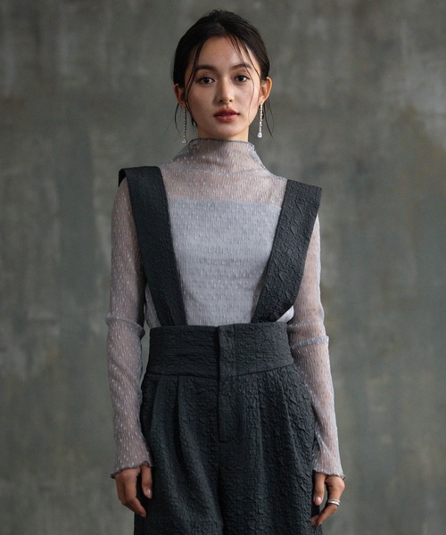 DRESS+ パンツドレス アンサンブル セットアップ サロペット