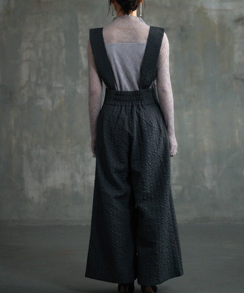 セットアップ パーティー シアートップス ジャンプスーツ パンツ ドレスプラス DRESS+ レースブラウス ジャンプスーツ