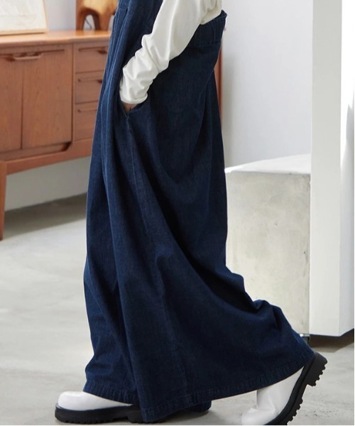 No one knows（ノーワンノーズ） オールインワン 大人デニムビッグ