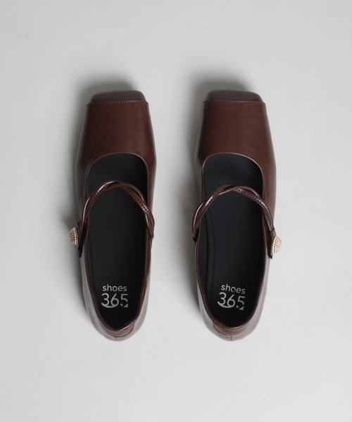 shoes365 シューズ 「shoes365」藤のようなデザインのストラップ