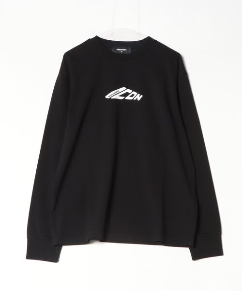 Tシャツ・カットソー DSQUARED2 Loose Fit cotton t-shirt White + Black Print Loose Fit T-Shirt