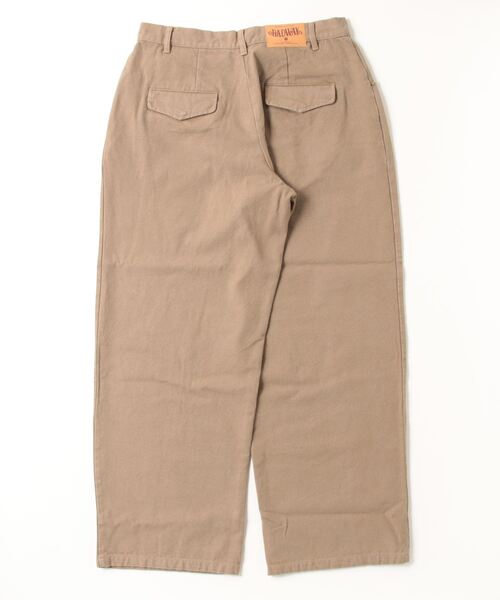 BADWAY（バッドウェイ） パンツ 1tuck duck wide taperd pants メンズ