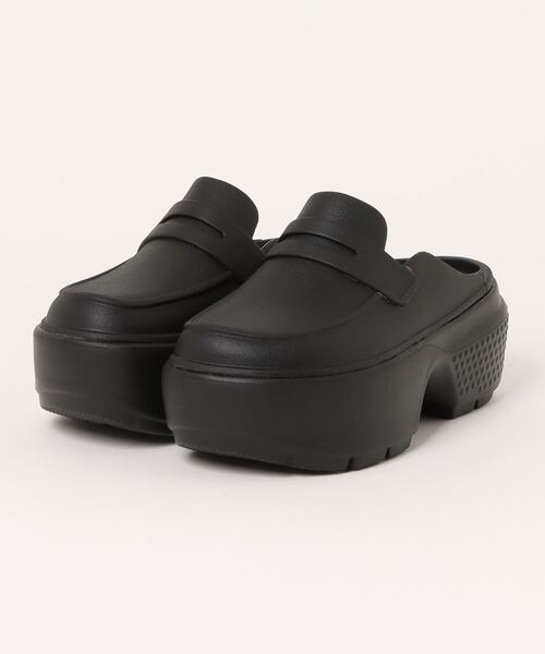 crocs サンダル STOMP LOAFER 209937-060 レディース : ZOZOTOWN