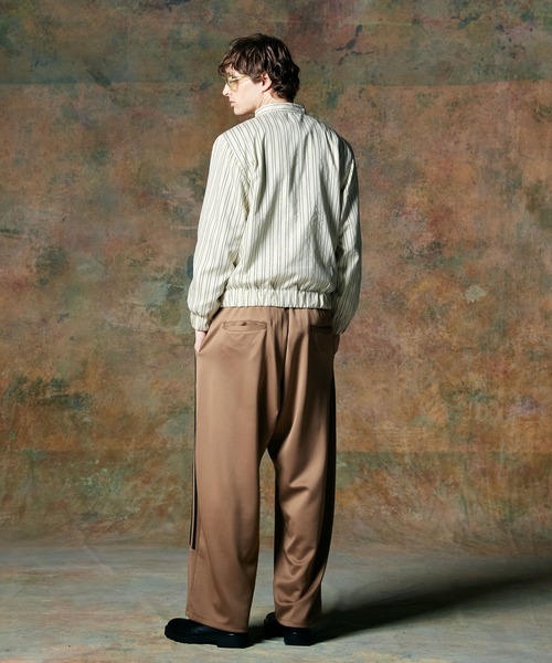 glamb シャツ Stripe Blouson Shirt / ストライプブルゾンシャツ