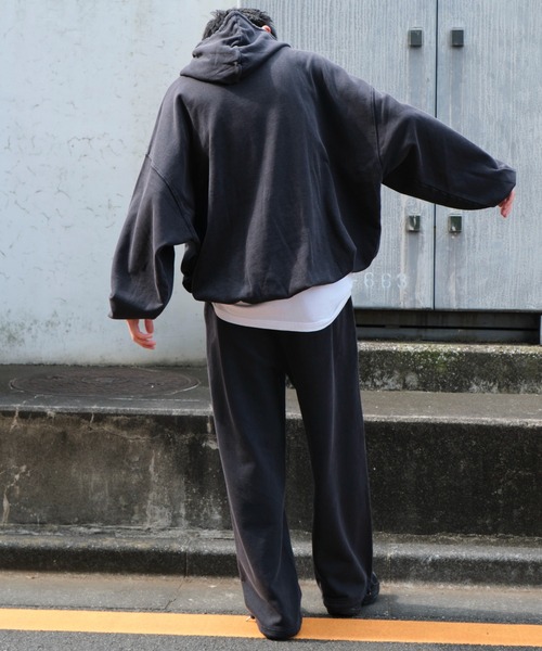 ワイドレッグ スウェットパンツ ジャージ ユニセックス スポーツ CANAL JEAN スウェットパンツ ジャージ El mar ワイドレッグ
