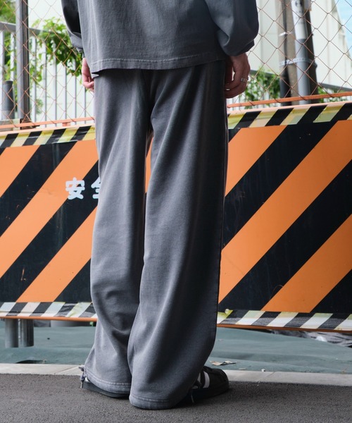 WEGO スウェットパンツ ジャージ WEGO/アシッドウォッシュワイド