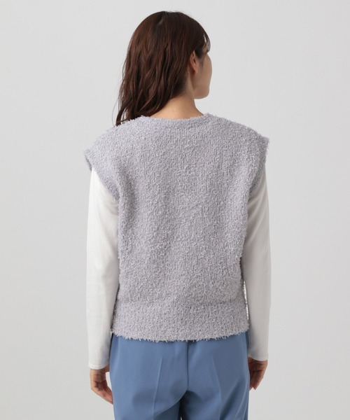 Elura（エルーラ） ベスト ジレ ニットツイードベスト/130788