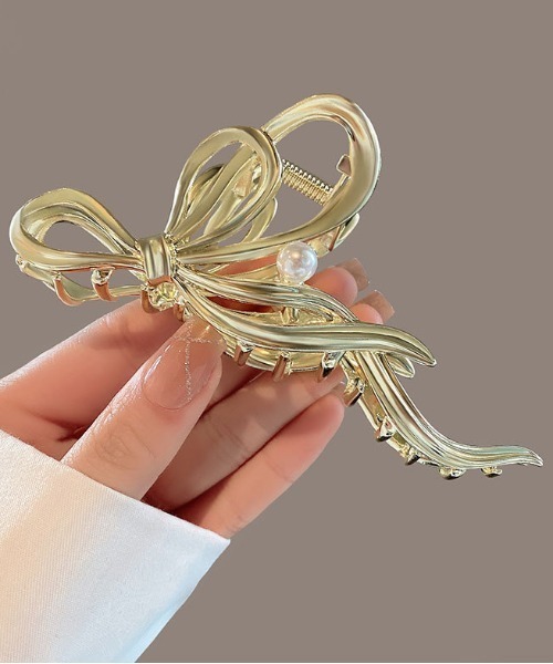 Per sist ence（パーシエンス） ヘアクリップ リボンパールヘア