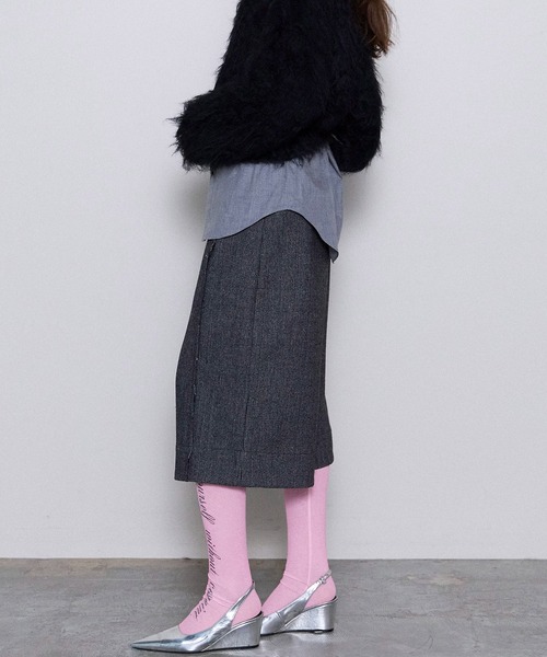 MAISON SPECIAL パンツ Wool Wide Shorts/ウールワイドハーフ