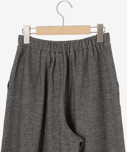 le.coeur blanc（ルクールブラン） パンツ ウォッシャブルツイード