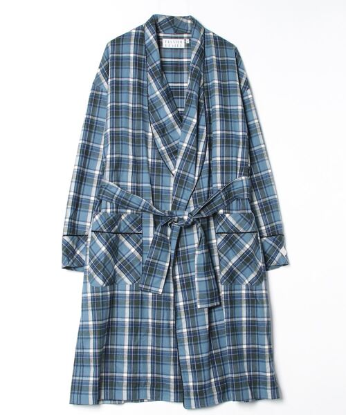 シャツ el conductorH/コンダクター/FLANNEL CHECK GOWN メンズ 