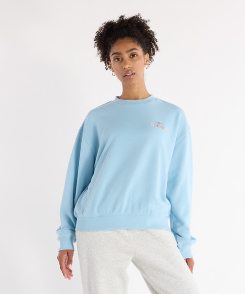 ニューバランス New Balance レディース スウェットトレーナー ドロゴクルー(裏起毛)_New Balance フレンチテリーオーバーサイズ ニューバランス New Balance レディース スウェットトレーナー