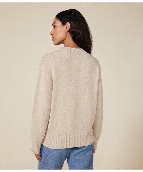 プチバトー　ニット　新品　レディース PETIT BATEAU（プチバトー） ニット セーター ウール＆コットンニット