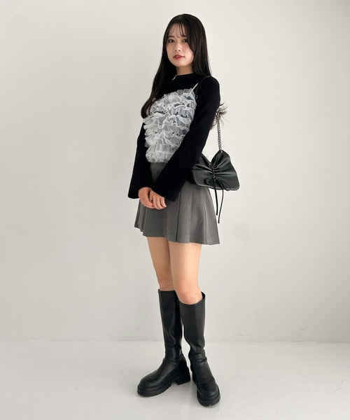 ♡新品タグ付き♡ FLARE WOMAN サイドベルトミニスカート サイドベルトPUスカート – WEGO ONLINE STORE