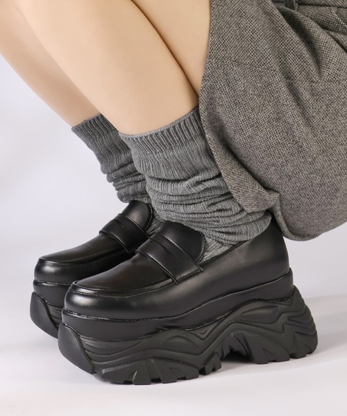 LOVEHUNTER（ラブハンター） ローファー +9.5cm 軽量厚底 スニーカー