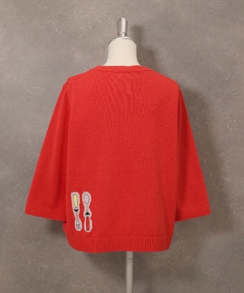 STUDIO PICONE（スタジオピッコーネ） カーディガン イラスト刺繍