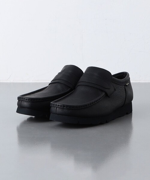 靴 CLARKS WallaLoaferGTX 中古・古着通販】CLARKS (クラークス) WallaLoaferGTX ブラック