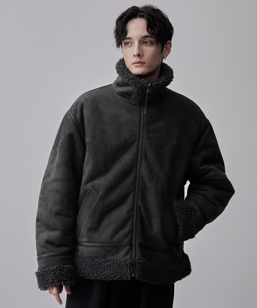 CLEL（クレイル） ムートンコート L モカ メンズ : ZOZOTOWN Yahoo!店