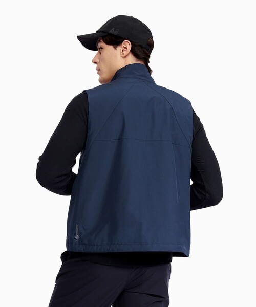 ベスト ジレ 防風 透湿 撥水 防水 WINDSTOPPER ウインドストッパー スリーブレスジャケット ミリタリーベスト フード脱着可 レディース AIGLE ベスト ジレ GORE-TEX ゴアテックスウインドストッパー(R