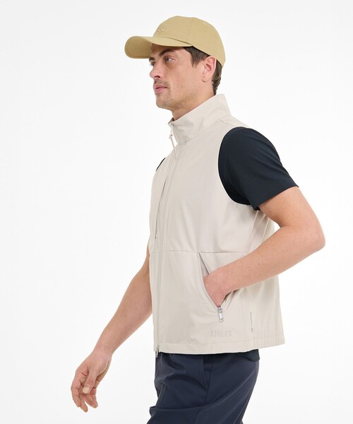 ベスト ジレ Wind Vest / 撥水ウィンドベスト レディース メンズ WETTEMPT ベスト ジレ STAND NECK NYLON VEST / スタンドネック