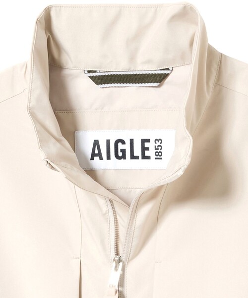 ベスト ジレ 防風 透湿 撥水 防水 WINDSTOPPER ウインドストッパー スリーブレスジャケット ミリタリーベスト フード脱着可 レディース AIGLE ベスト ジレ GORE-TEX ゴアテックスウインドストッパー(R
