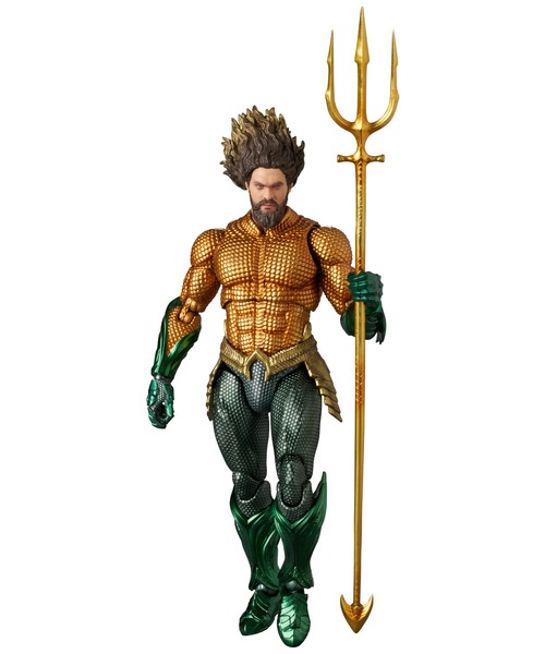 フィギュア MAFEX AQUAMAN（GOLD ＆ GREEN SUIT）
