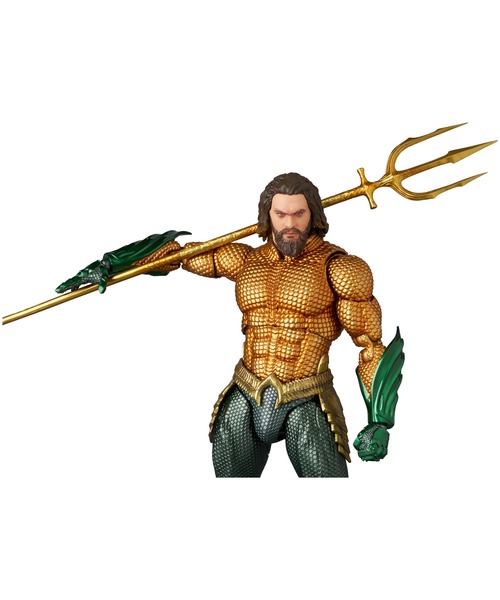 フィギュア MAFEX AQUAMAN（GOLD ＆ GREEN SUIT）の画像