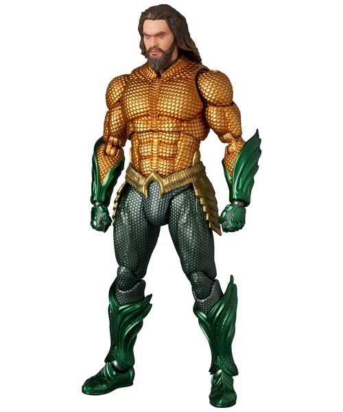 フィギュア MAFEX AQUAMAN（GOLD ＆ GREEN SUIT）の画像