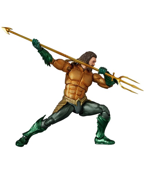 フィギュア MAFEX AQUAMAN（GOLD ＆ GREEN SUIT）の画像