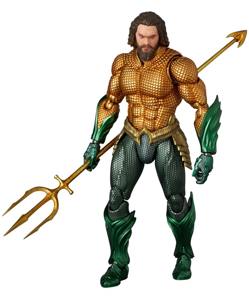 フィギュア MAFEX AQUAMAN（GOLD ＆ GREEN SUIT）の画像