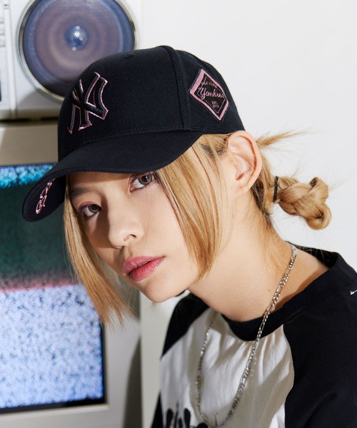 MLB キャップ 帽子 MLB KOREA フロントロゴ ベースボールキャップ