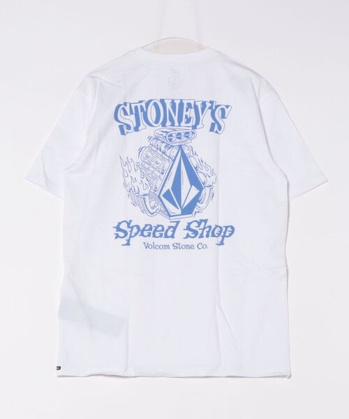 【Volcom】 Star Shields バックプリント T シャツ Star Shields Stone Short Sleeve Tee - White | Volcom Japan