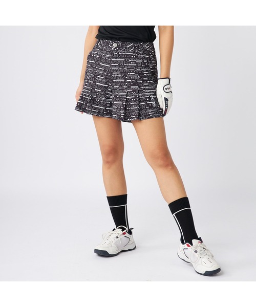 G fore ゴルフ スカート ショート ブラック パンツ ビックロゴ FILA GOLF パンツ GOLF/フィラ ゴルフ ゴルフウェア ブランド
