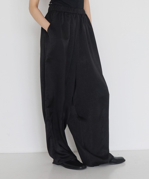 hellam パンツ サテンコクーンパンツ レディース : ZOZOTOWN