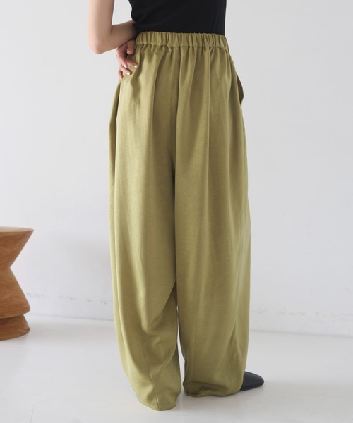 hellam パンツ サテンコクーンパンツ レディース : ZOZOTOWN