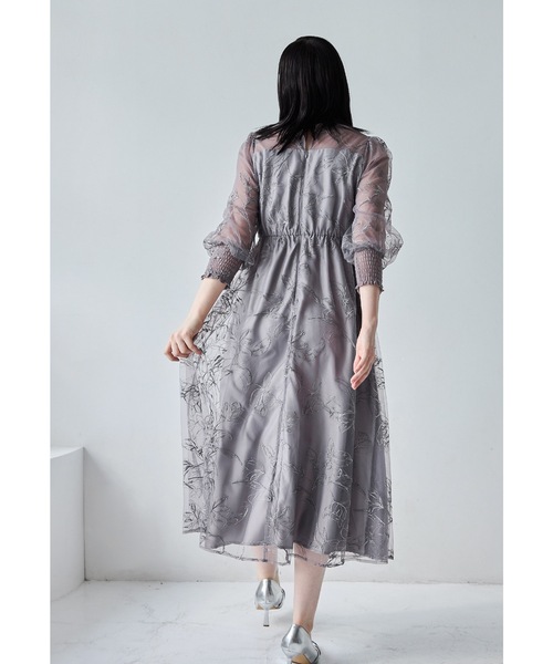 niana（ニアナ） ドレス ラメエンブロイダリーシアードレス 結婚式