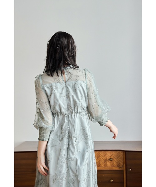 niana（ニアナ） ドレス ラメエンブロイダリーシアードレス 結婚式