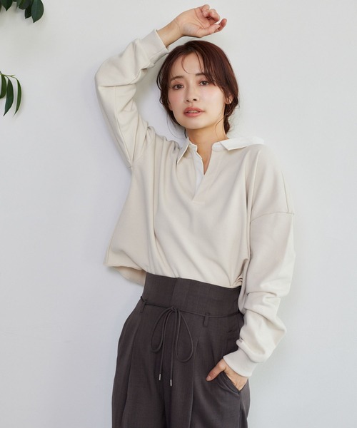 8YARDS レディースポロシャツ/Ｌsize 8yards レディース