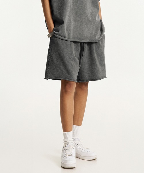 美品♡セットアップ　Acid dye ダメージSweatプルオーバー　パンツ 美品♡セットアップAcid dye ダメージSweatプルオーバーパンツ