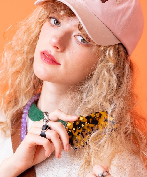 ankoROCK キーホルダー an meets zakka ハート型キーリング付き