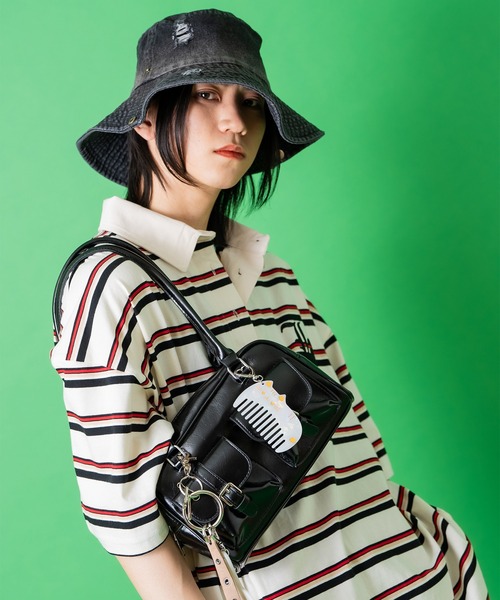 ankoROCK キーホルダー an meets zakka ハート型キーリング付き