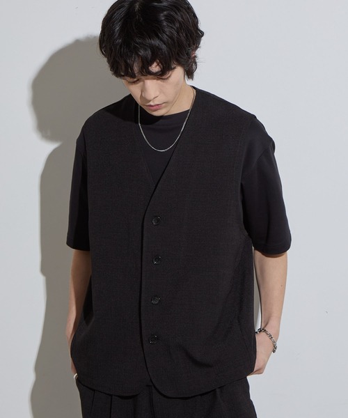DT♪ CHIMERA ウールキャンバスベスト ジレ 関税込 SLICK ベスト ジレ 「SLICK/スリック」Reflax Canvas Vest / リ