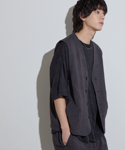 SLICK（スリック） ベスト ジレ メンズ レディース : ZOZOTOWN Yahoo