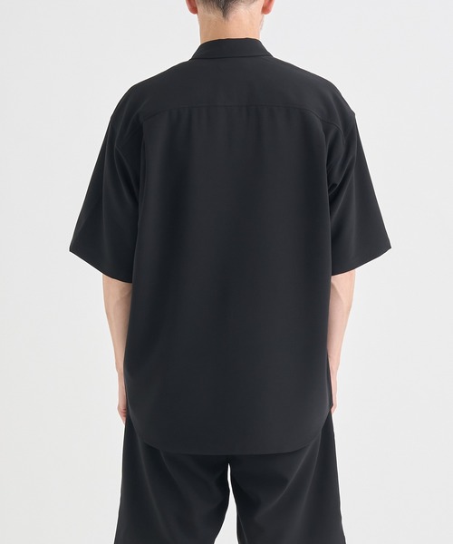 シャツ 「ATTACHMENT/アタッチメント」別注 PE CONPACT TWILL W POCKET S/S SHIRT/セットアップ対応 メンズの画像